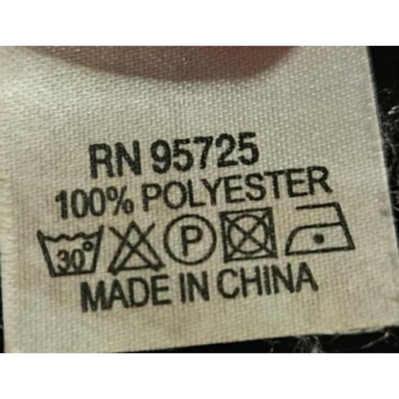 Vintage Abstract Printed Short Sleeve Drape Neck Mesh Top By Song Li - Picture 7 of 7